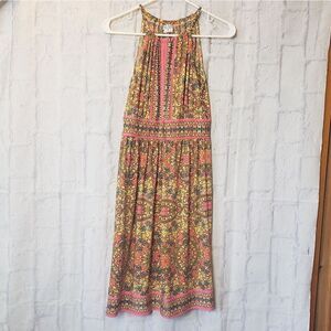 LONDON TIMES Jersey-knit Halter-style Dress